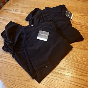 NWT 2 pairs of Eddie Bauer adventure capris size 10